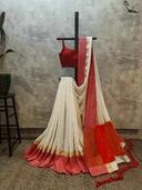 Pure cotton handloom saree